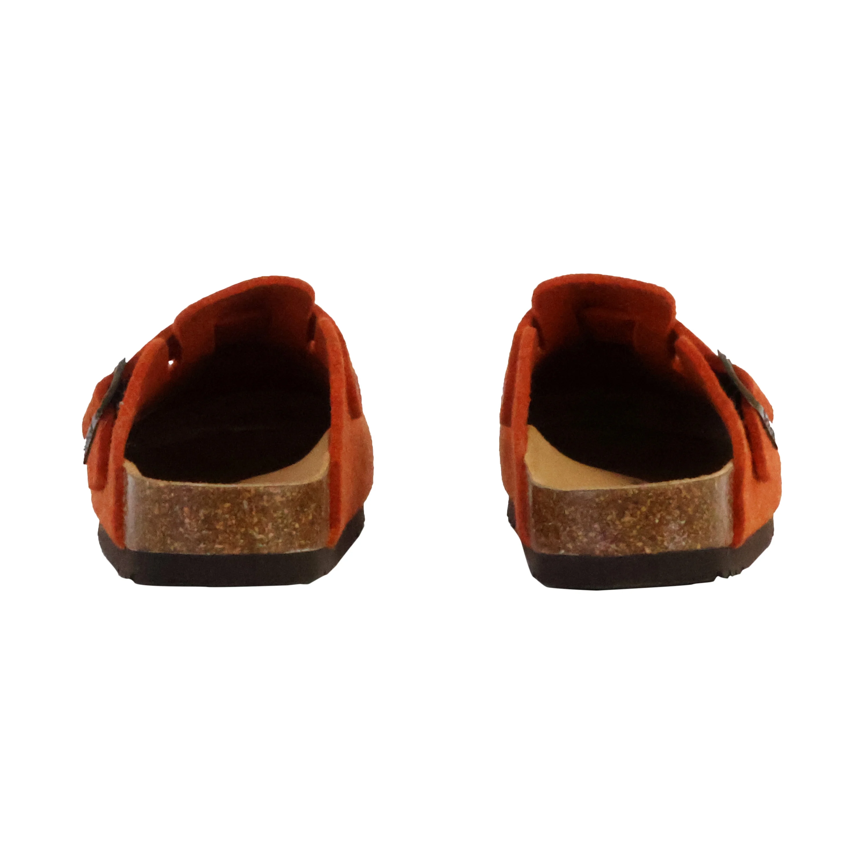Mules cuirfae | Orange