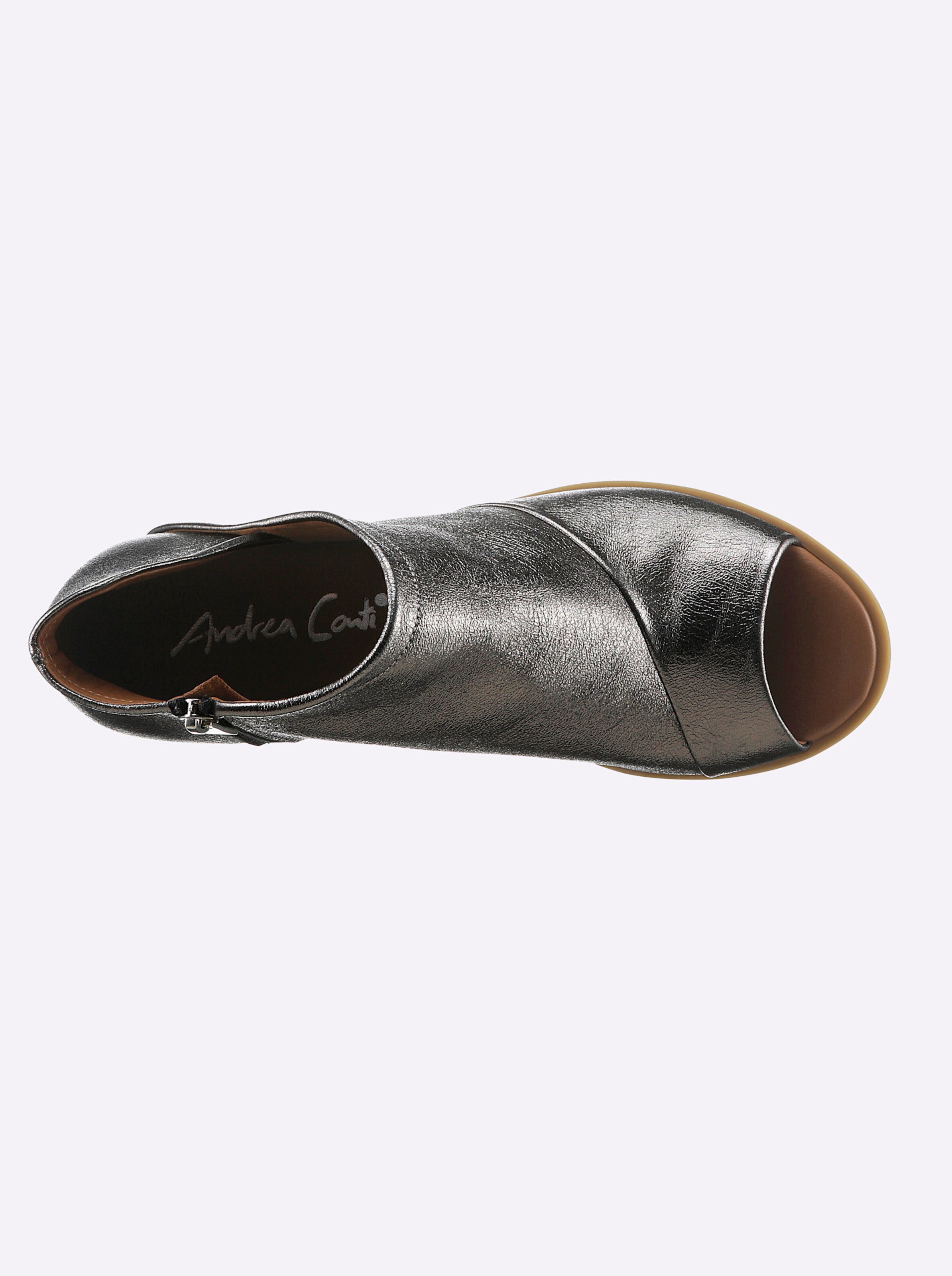Andrea Conti Sandalette in altsilberfarben
