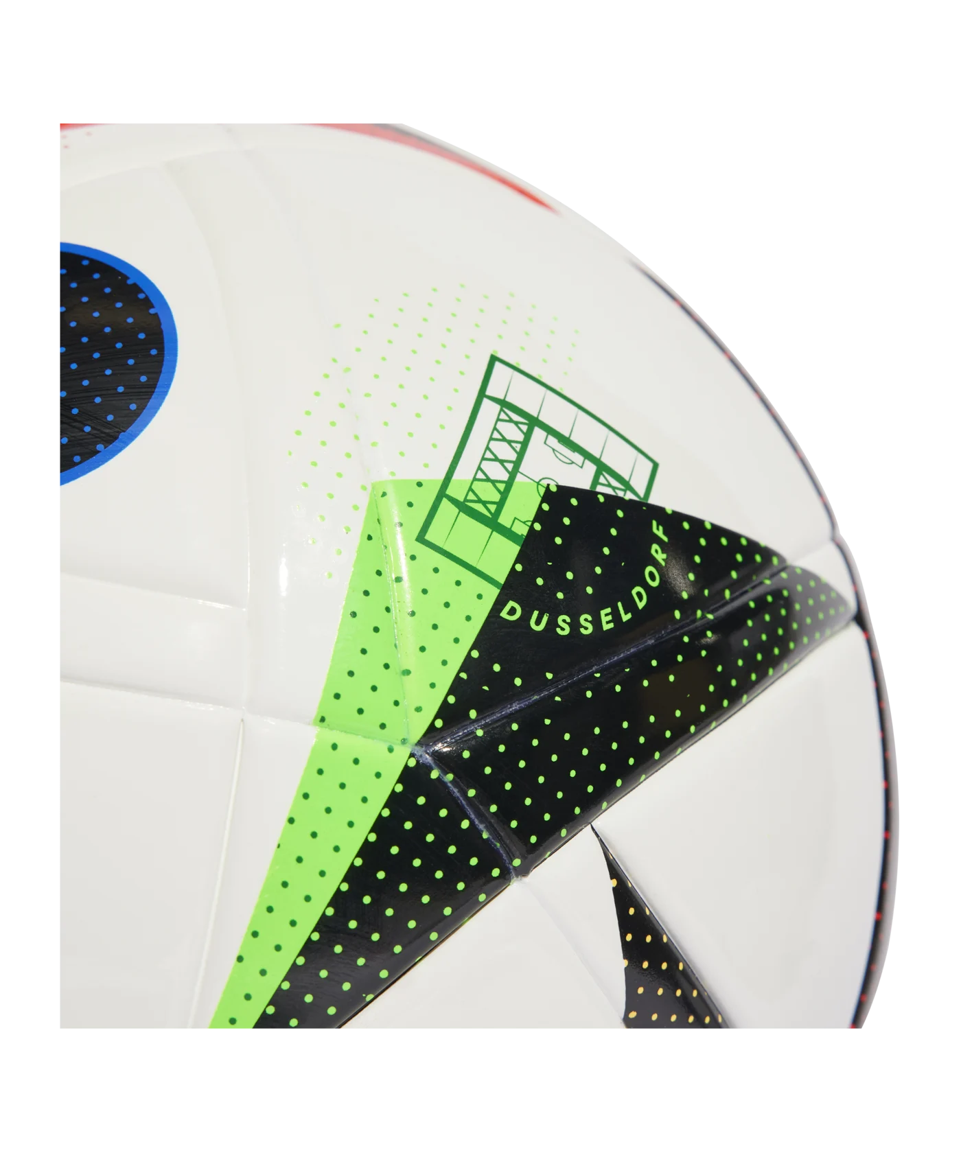 adidas Fussballliebe League Junior 350g Lightball EM 2024 Weiss Schwarz Blau
