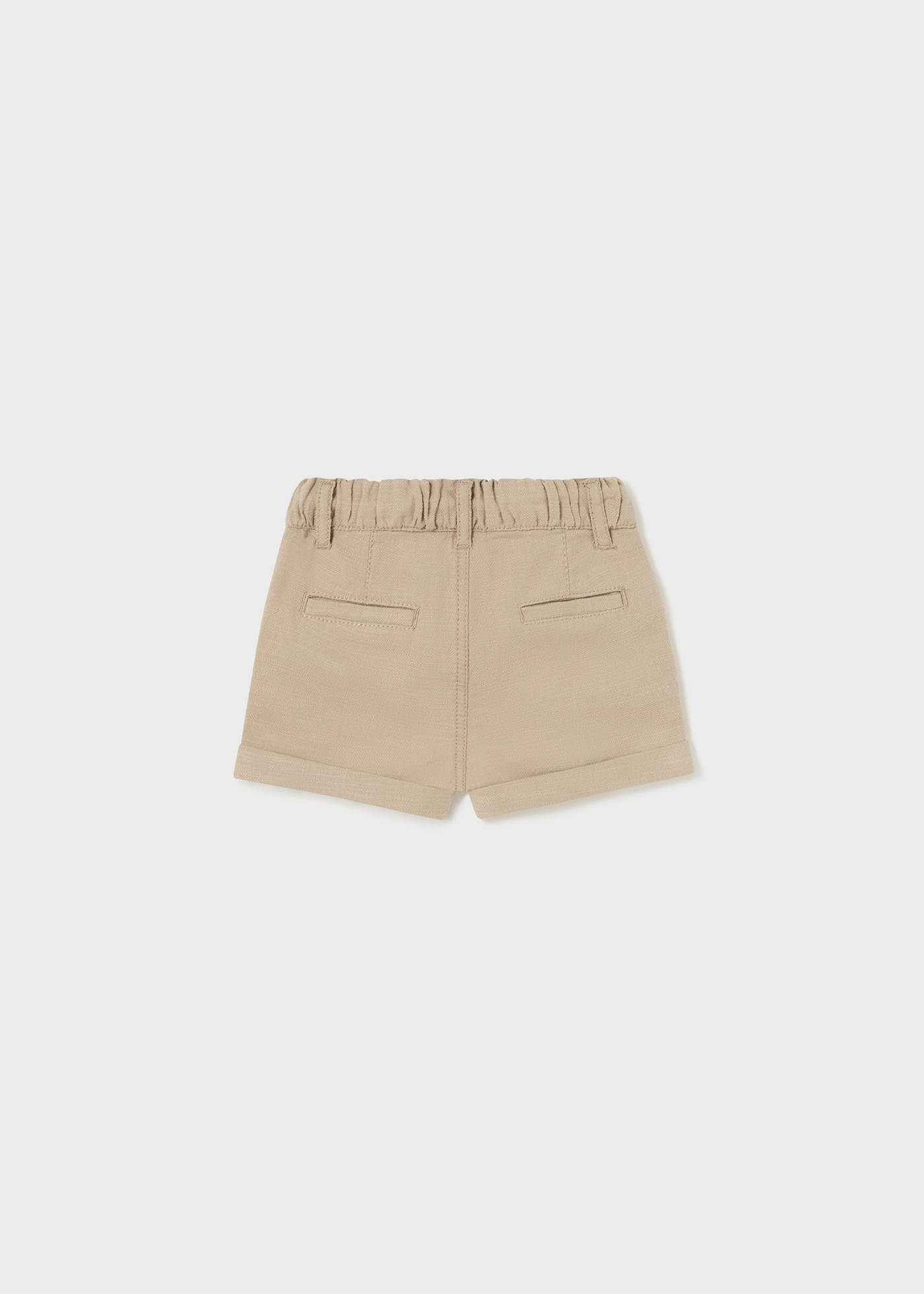Bermudas de algodão sustentável para bebês