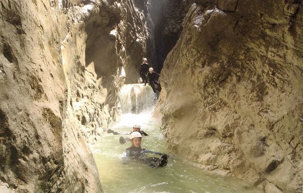 Canyoning Schnuppertour in Steinbach als Geschenkidee