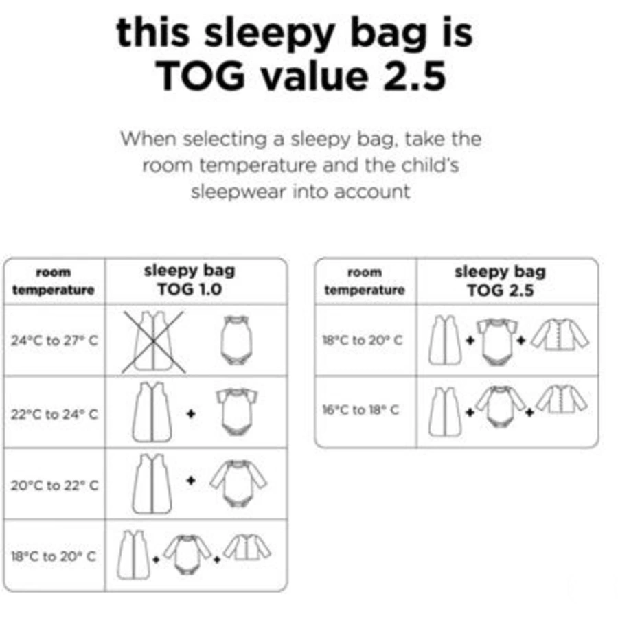 Done by Deer™ Babyschlafsack Lalee sand