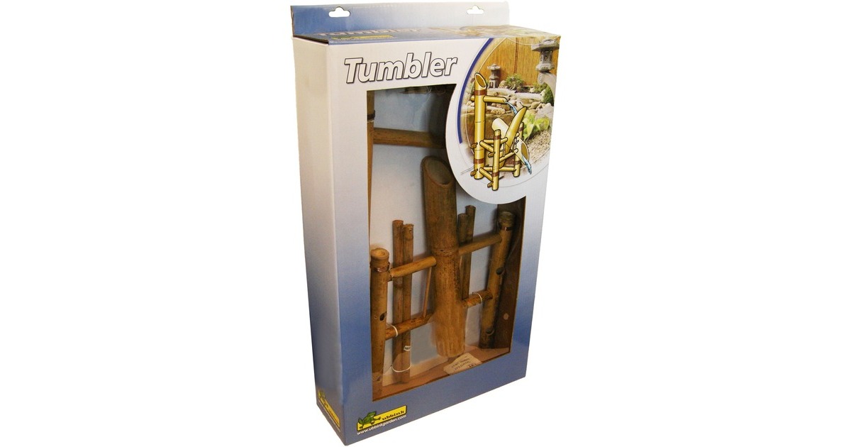 UbbinkAcquaArte - Bamboe watertuimelaar waterornament  (Bruin)