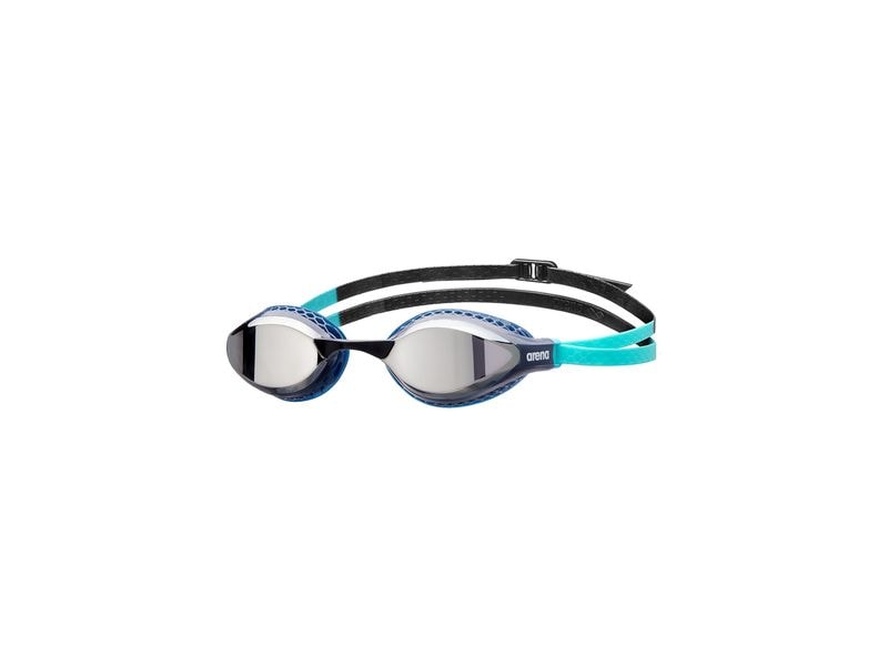 Arena Schwimmbrille Air-Speed Mirror Dunkelblau/Türkis Wettkampfschwimmbrille