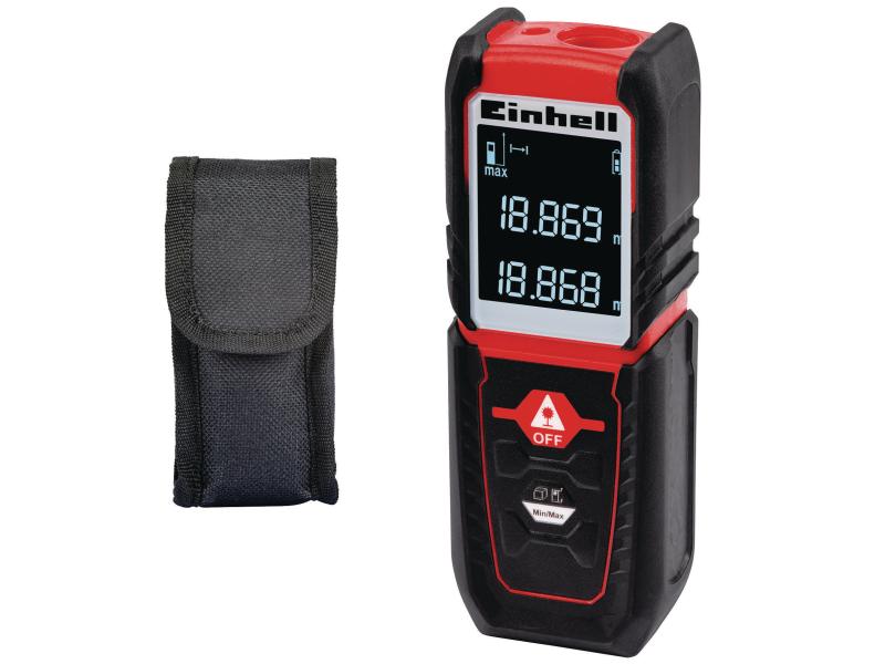 Einhell Laser-Distanzmesser TC-LD 25 25 m Zur einfachen Messung von Strecken, Flächen oder Volumen