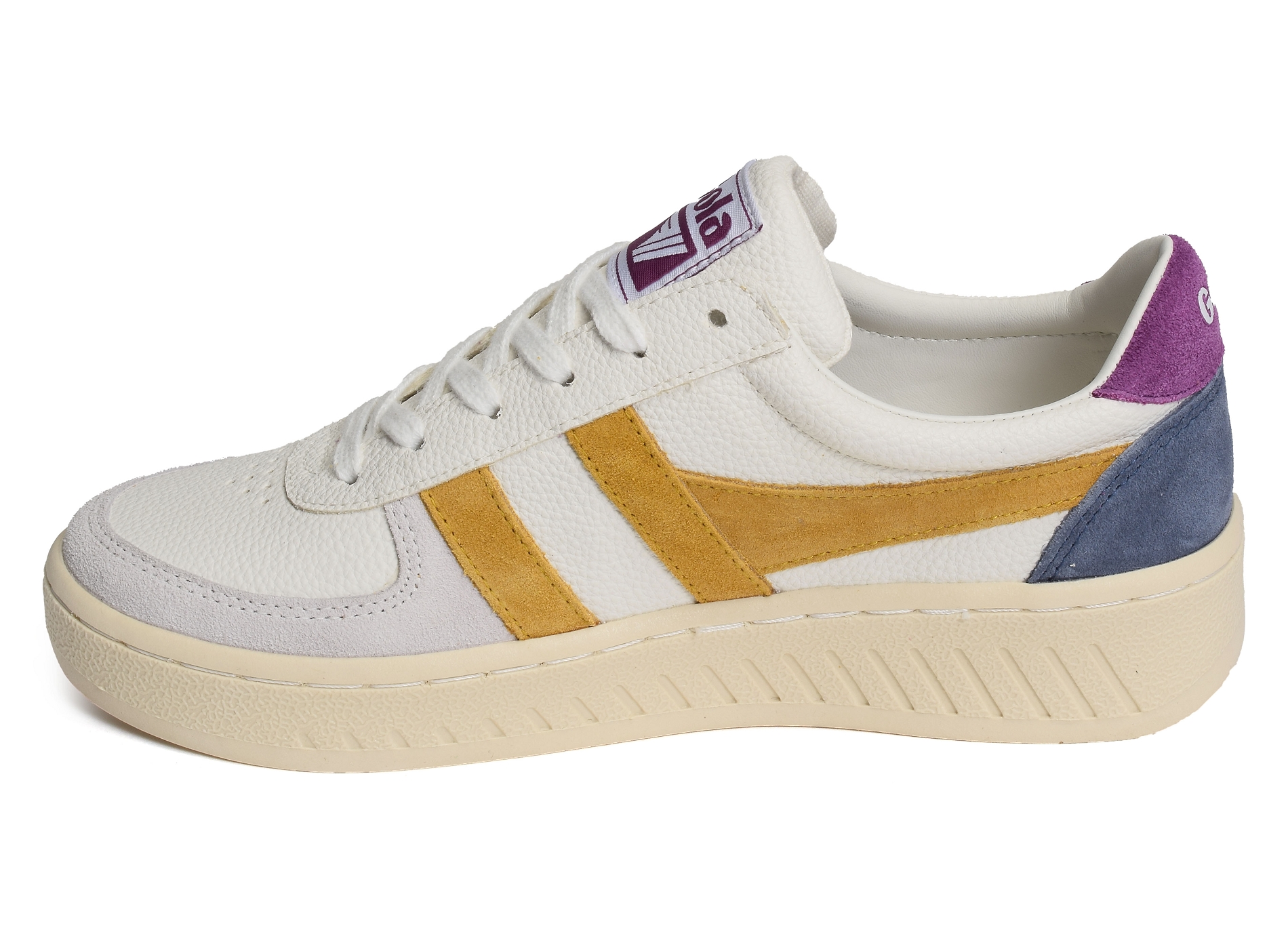 Grandslam trident trainers w blanc violet