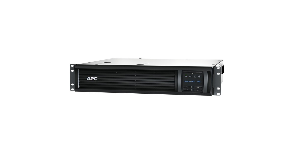 APCSmart-UPS 750VA noodstroomvoeding ups  (Zwart, 4x C13, USB, NMC, SMT750RMI2UNC)