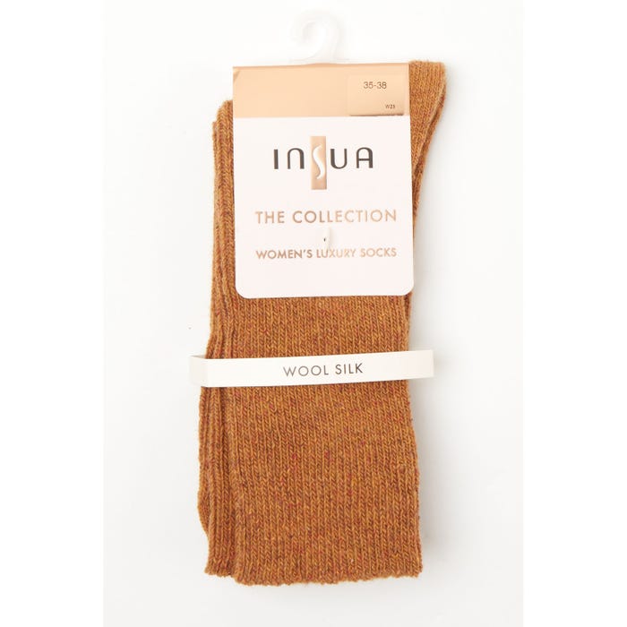 inSua THE COLLECTION-Sokken effen wool silk - InSua The Collection