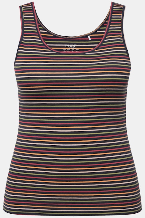 Tanktops, 2er-Pack, Rundhals, ärmellos, Biobaumwolle