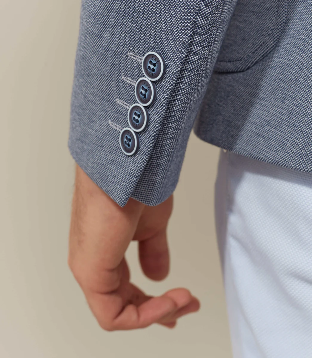 Veste casual bleu 