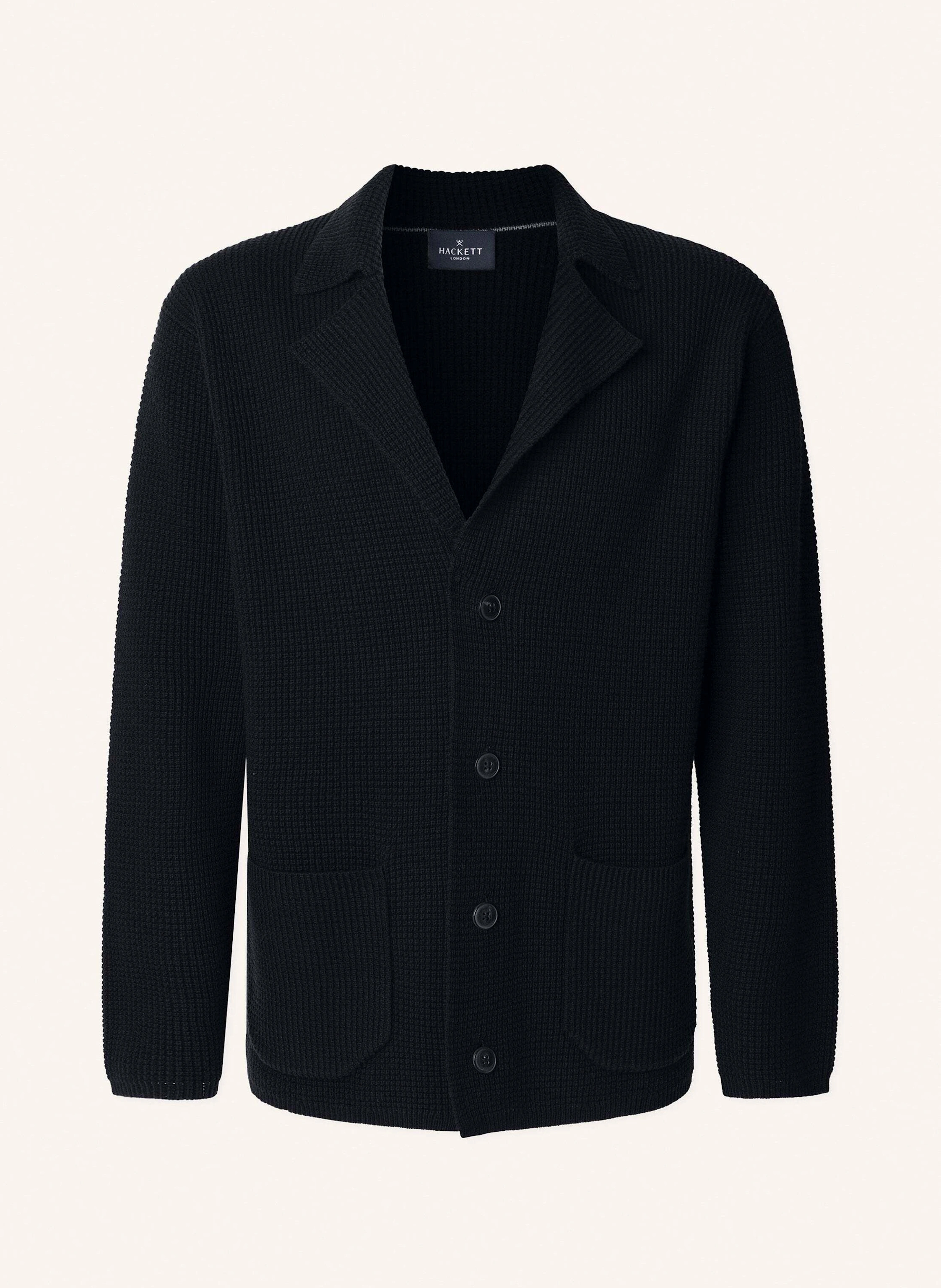 HACKETT LONDON Strickjacken Cardigan WAFFLE BLAZER CARDI