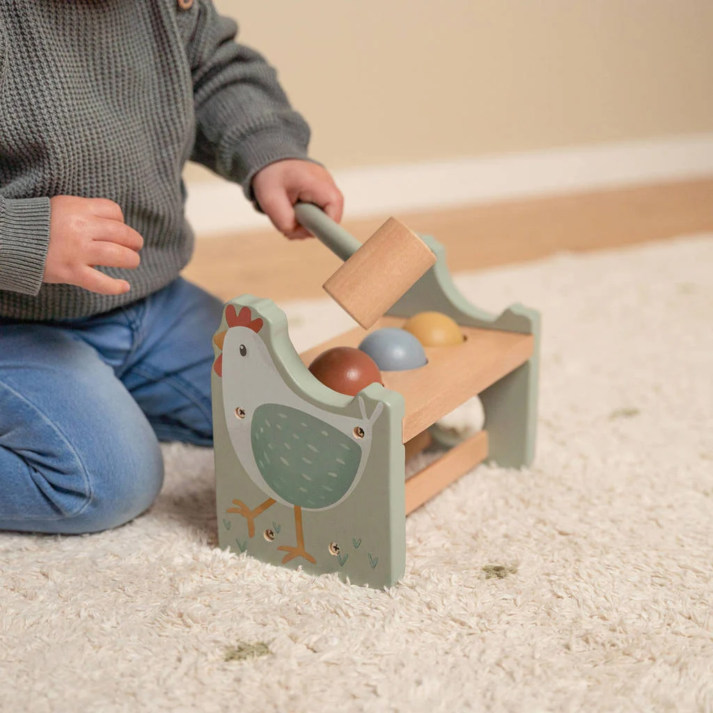 hamerbankje met ballen little farm