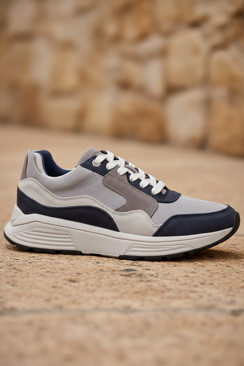Xsensible Golden Gate Stretchwalker Sneakers Blauw Heren