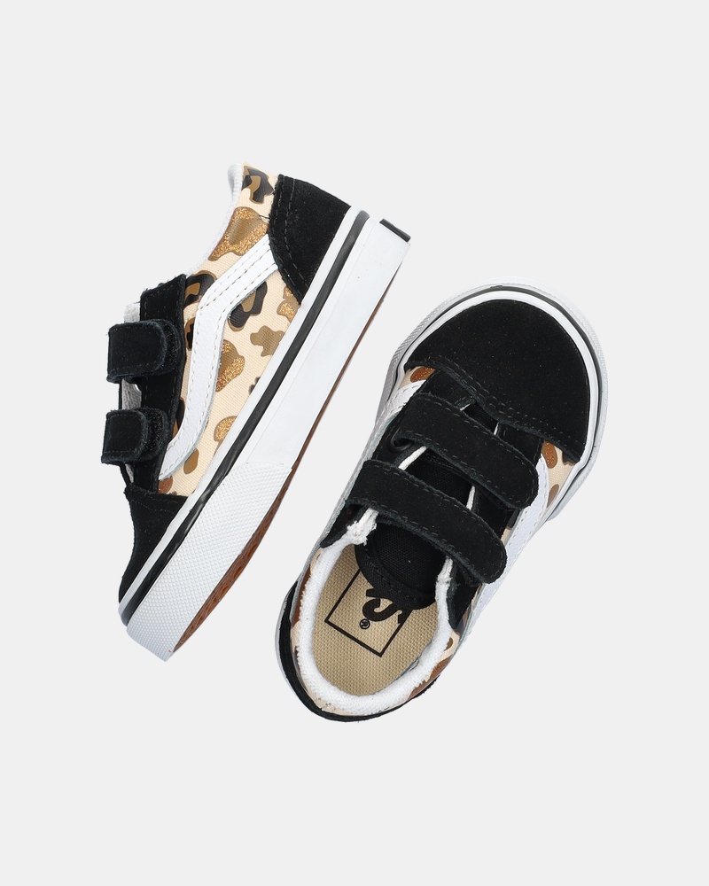 Vans Old Skool V Klittenbandschoenen  - zwart
