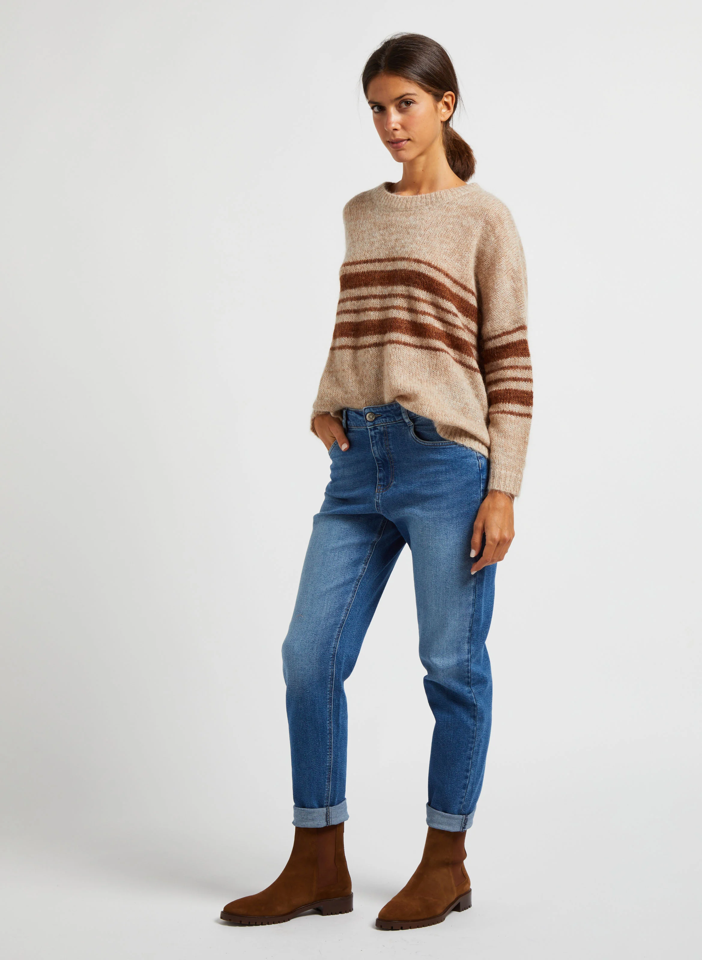 BOTTINES 500 - Bottines en cuir| Marron