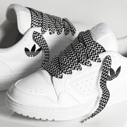 Baskets NY 90 Footwear White Core Black x Superlaced Gros Lacet Noir Blanc