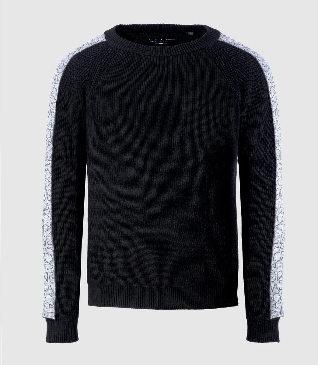 Pull col rond noir 