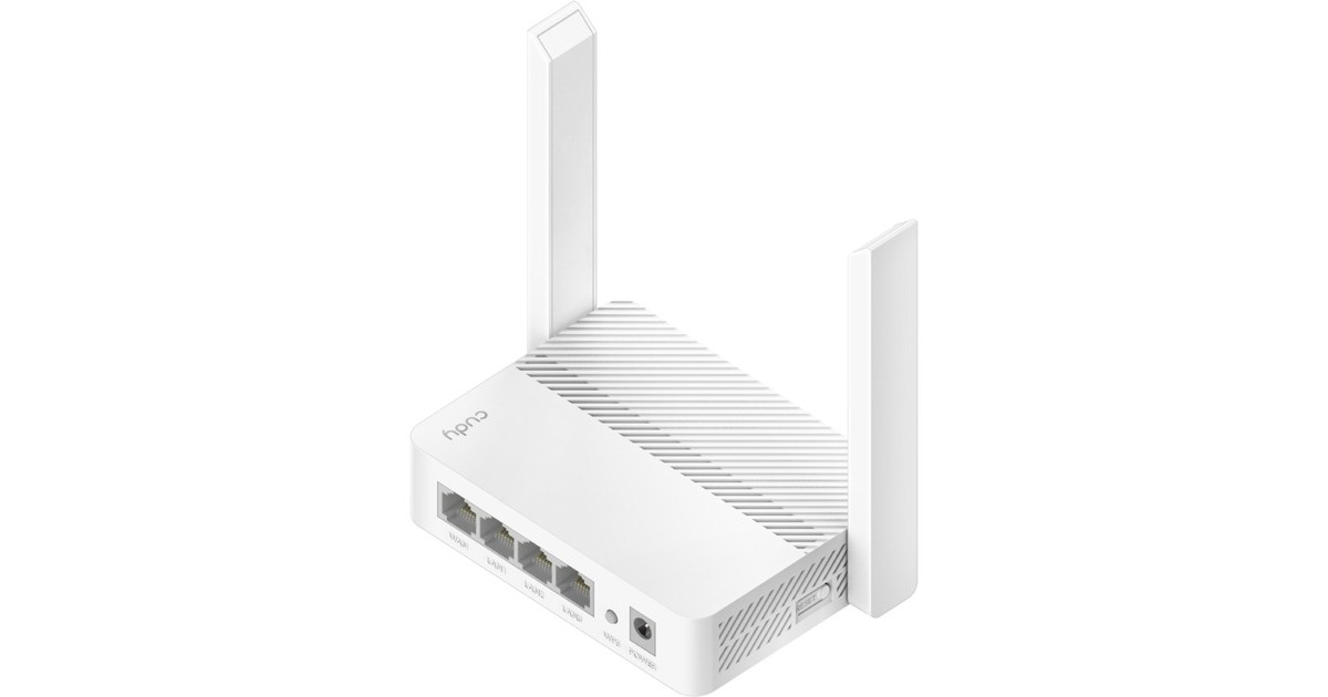 CudyN300 Wi-Fi Router  (Wit, Cudy Mesh)