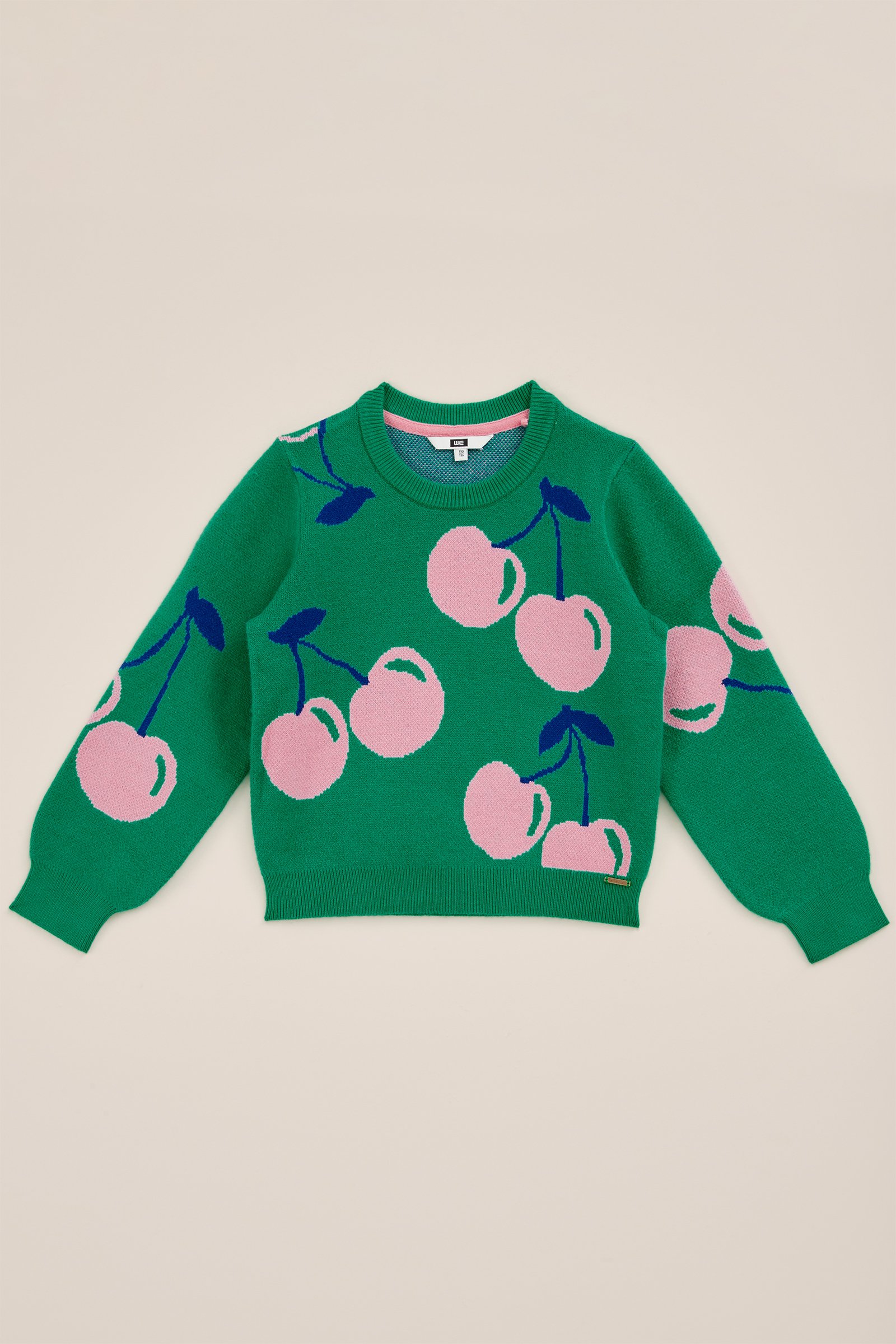 Meisje trui met dessin WE Fashion Groen