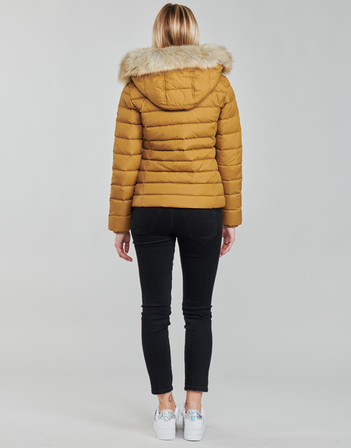 Tommy Jeans - TJW BASIC HOODED DOWN JACKET - Moutarde