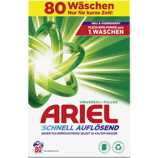 Vollwaschmittel Pulver 80 WL