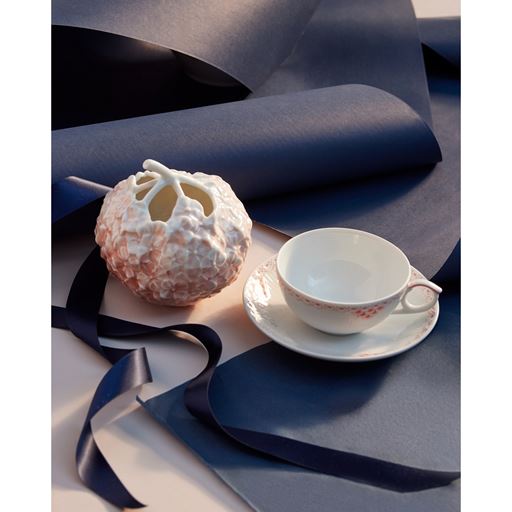 Royal Copenhagen The Art Of Giving Flowers Hortensia Vase, Koral