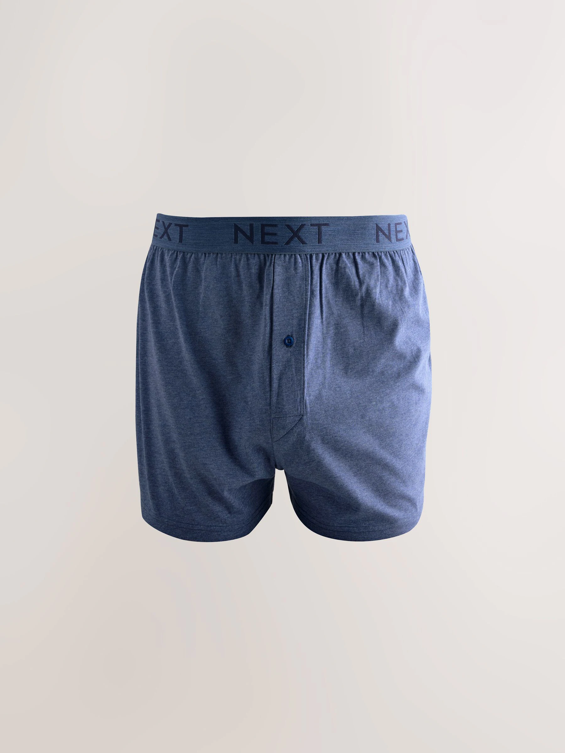 Gemêleerd blauw/grijs - Boxershorts met wijde pasvorm