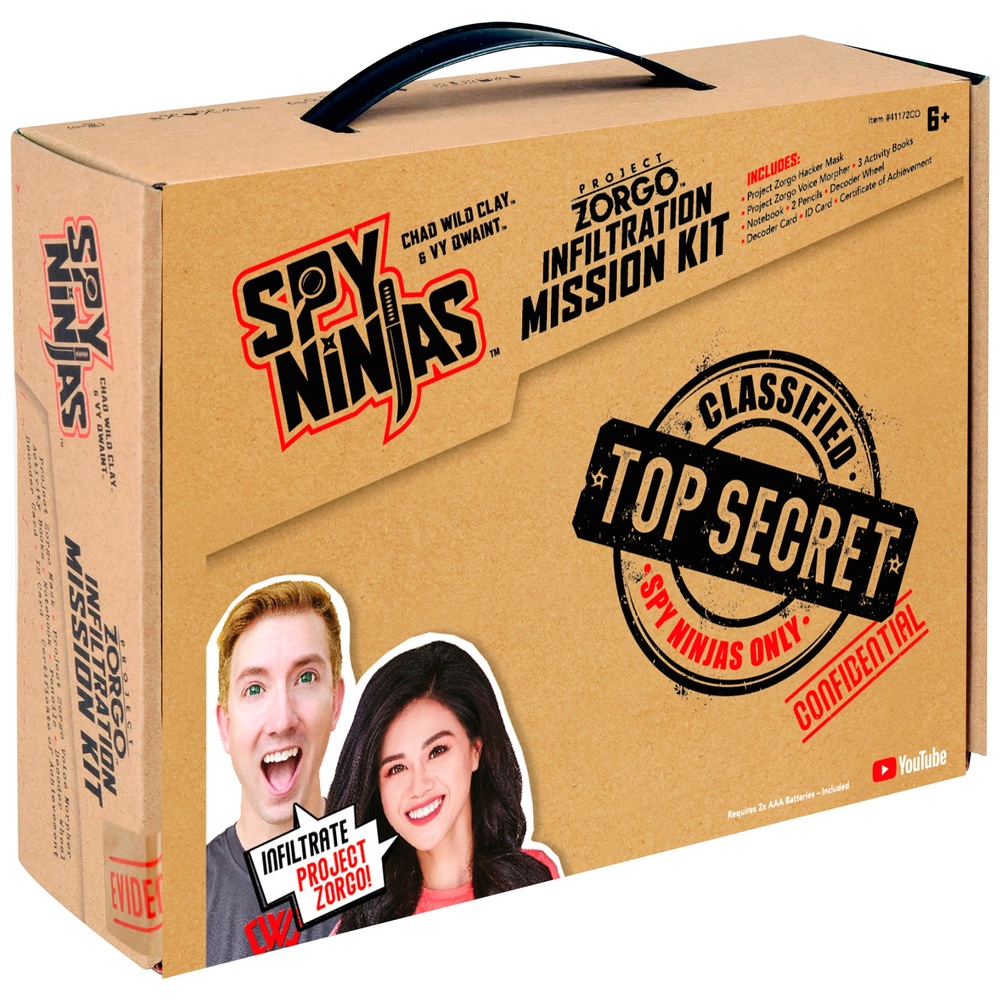 Spy Ninjas Project Zorgo Infiltration Mission Kit von Vy Qwaint und Chad Wild Clay