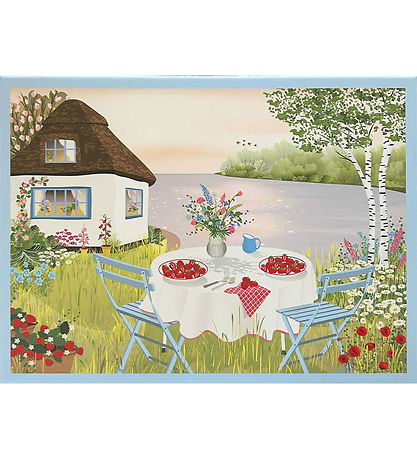 Vissevasse Puzzlespiel - 1000 Teile - 63x45 cm - Sweet Erdbeere