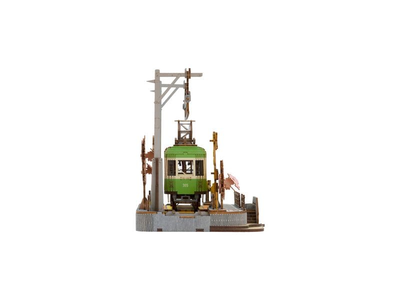 RoboTime Bausatz Sakura Journey 223-teilig 3D-Puzzle aus lasergeschnittenen Holzteilen
