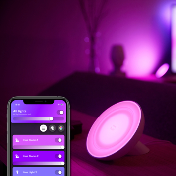 Philips Hue tafellamp Bloom wit - wit en gekleurd licht 7W