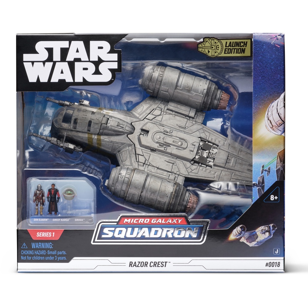 Star Wars Micro Galaxy Squadron 23cm Raumschiffklasse Razor Crest