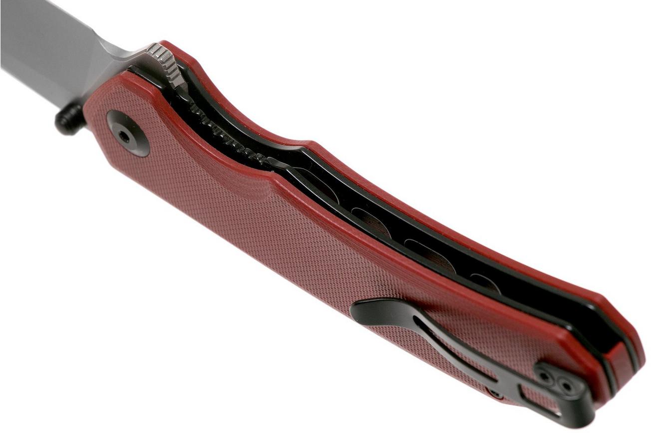 Civivi Brazen C2102B Droppoint Red, Stonewashed zakmes
