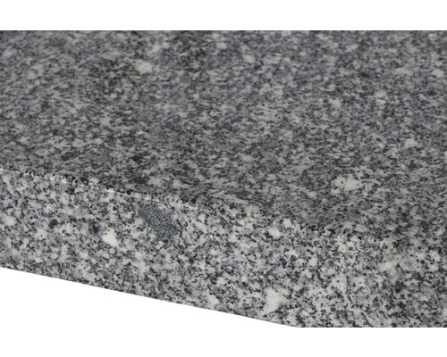 Siena Garden Granieten Parasolvoet, 45 kg, 50 x 50 cm, Granietgrijs, Wind- en weerbestendig, Roestvrij staal