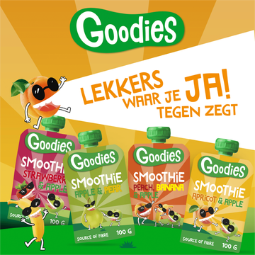 Goodies Knijpfruit Smoothie Appel & Peer 100 g