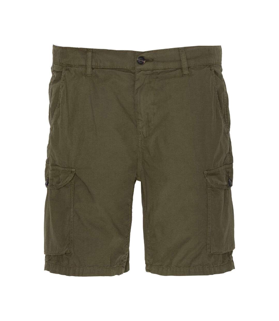 Short Kaki Homme Schott Combat Canvas
