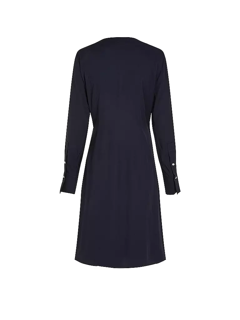 TOMMY HILFIGER Wickelkleid dunkelblau