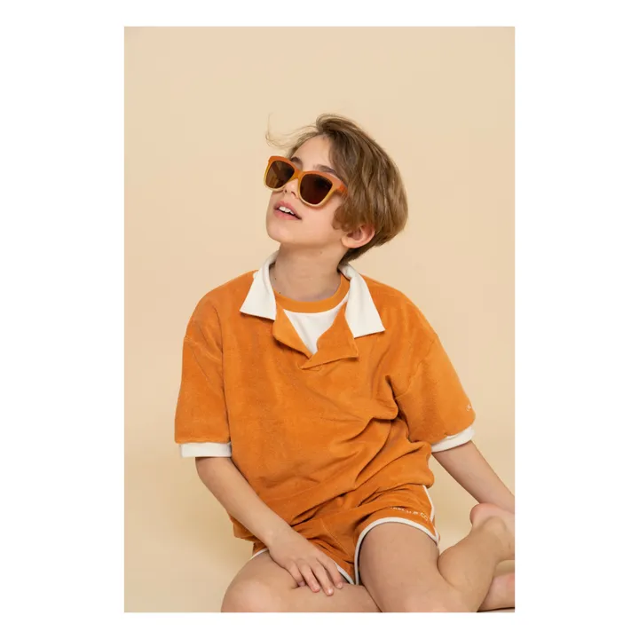 Grech & Co Lunettes de Soleil Wayfarer Ombre | Orange