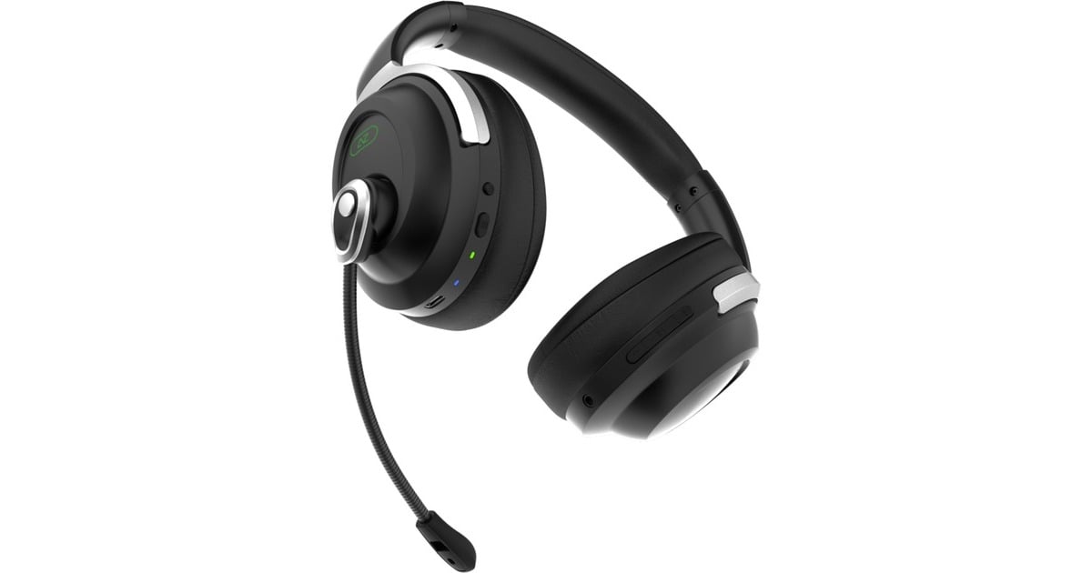 AceZoneA-Spire ANC  over-ear gaming headset  (Zwart/zilver, PC, PS4, PS5, Xbox Series X|S, Switch, Mobile)
