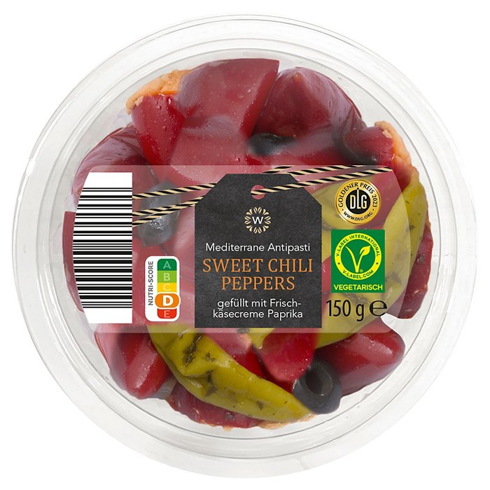 WONNEMEYER Mediterrane Antipasti 150 g, Sweet Chili