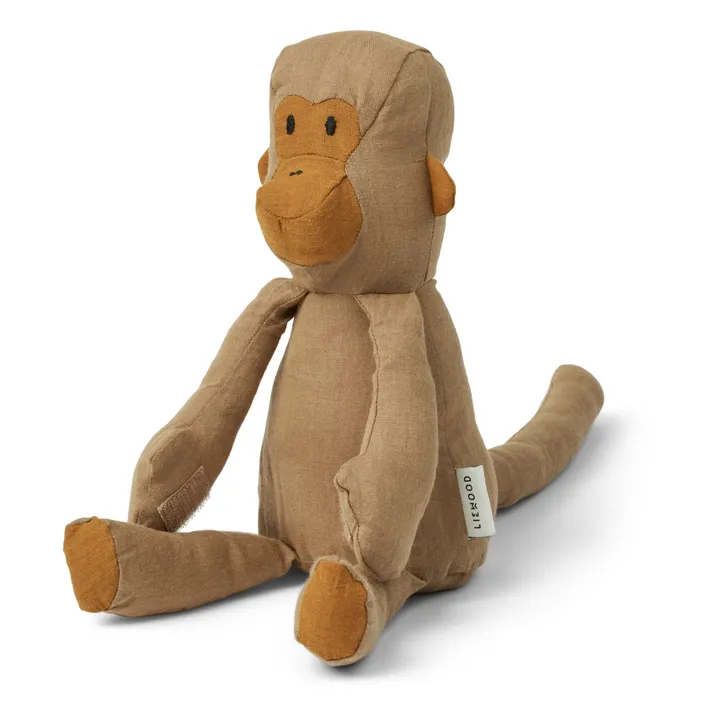 Liewood Peluche velcro Karl en coton bio | Beige