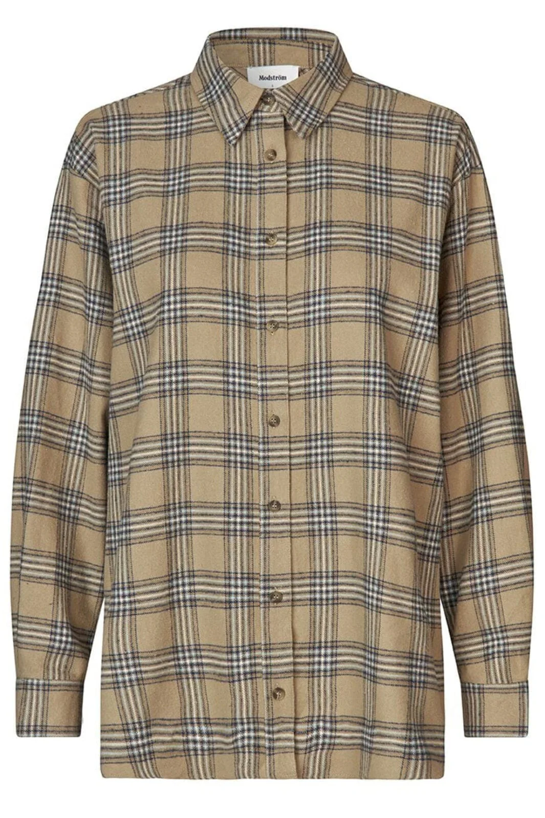 Modström Tappomd Shirt 58680 11178 butternut check