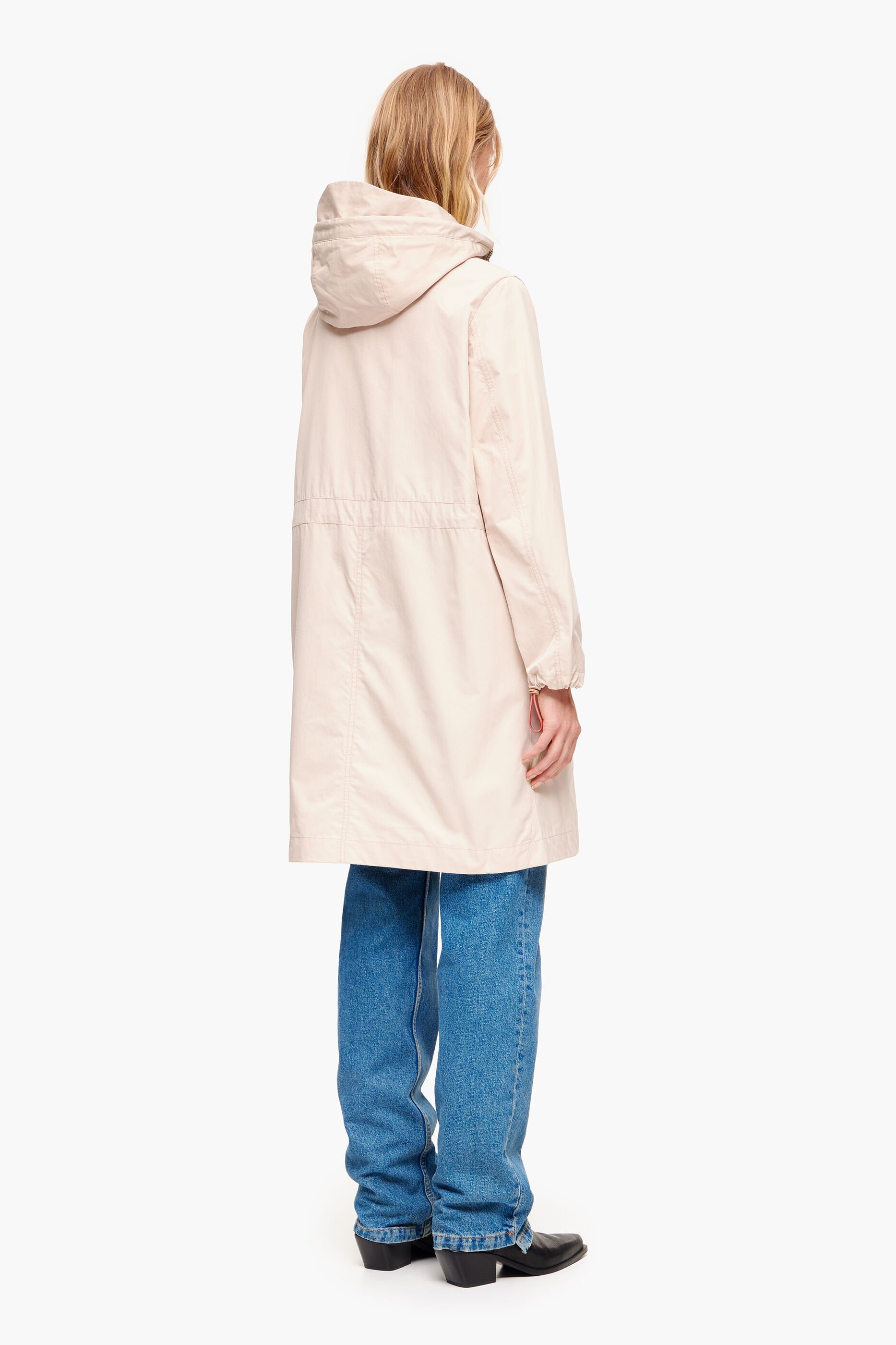 Trench coat flare cor pedra