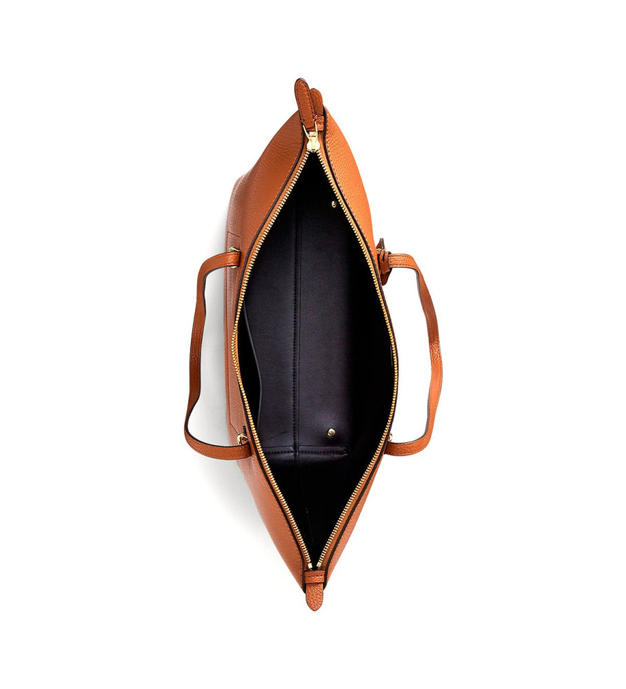 Bolsa tote Ralph Lauren Keaton marrom