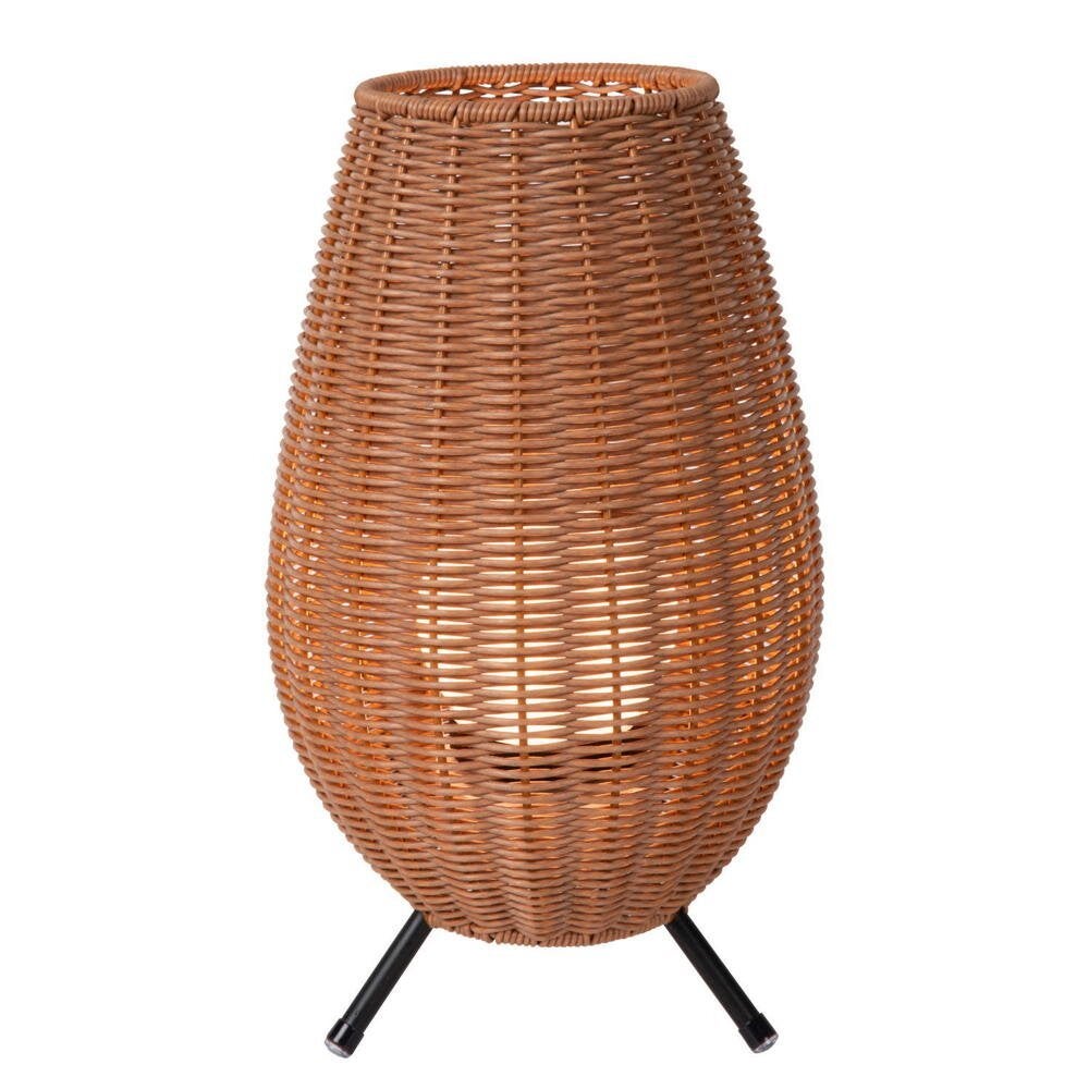 Colin LED Batterij Vloerlamp IP44 in Natuurlijk Licht en Zwart 3W 180lm IP44 360mm