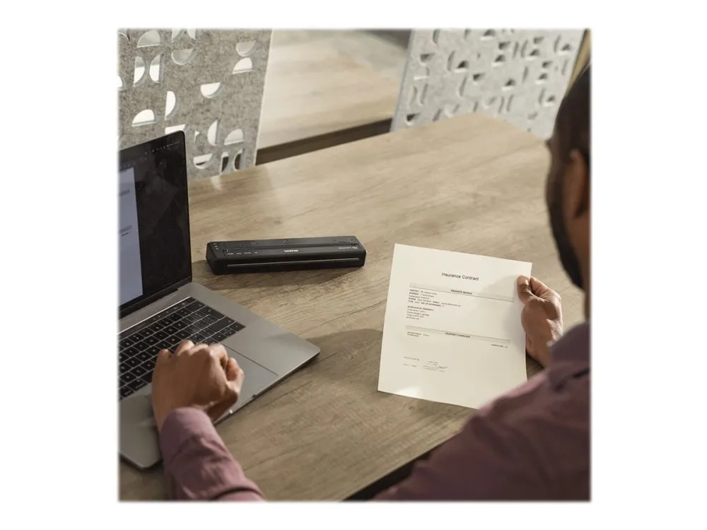 Brother PocketJet 8 PJ-822 - Printer - S/H - direkte termisk - A4/Legal - 203 x 200 dpi - op til 13.5 spm - USB-C