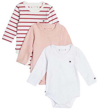 Tommy Hilfiger Gave?ske - Body l/æ - 3-pak - Soft Rose
