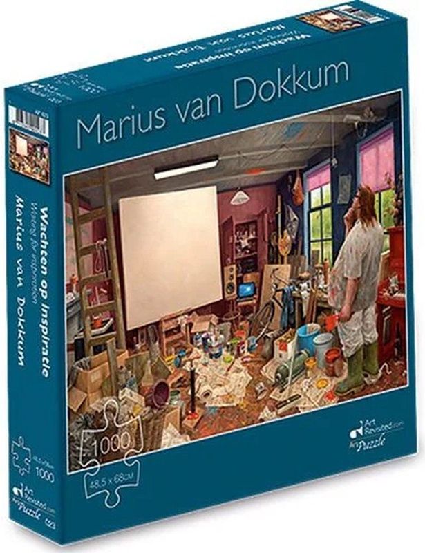 Wachten op Inspiratie Puzzel (1000 stukjes) - Marius van Dokkum