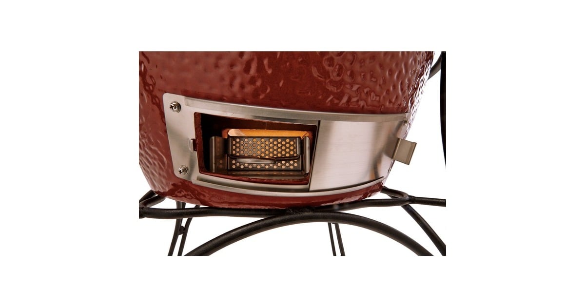 Kamado JoeClassic houtskoolbarbecue  (Rood/zwart, Ø 46 cm)