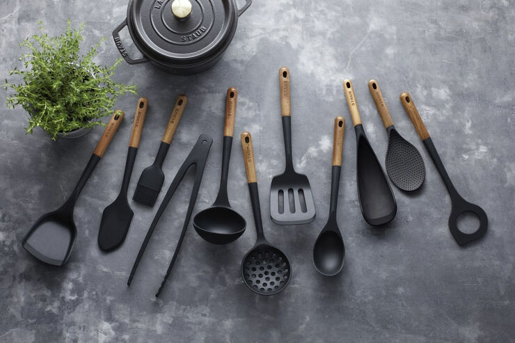 Staub Suppeske, 31 cm Sort
